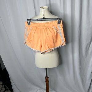 Under Armour HeatGear Running Shorts Peach/Orange Size M